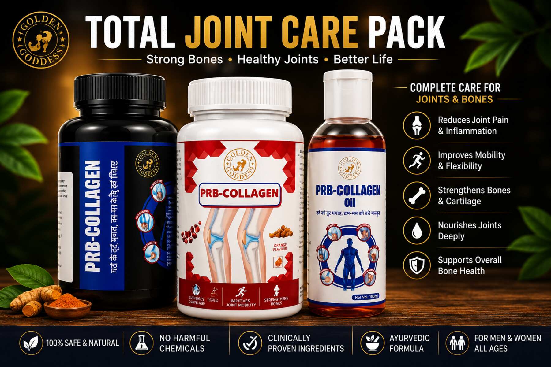 Golden Goddess Total Joint Care Pack