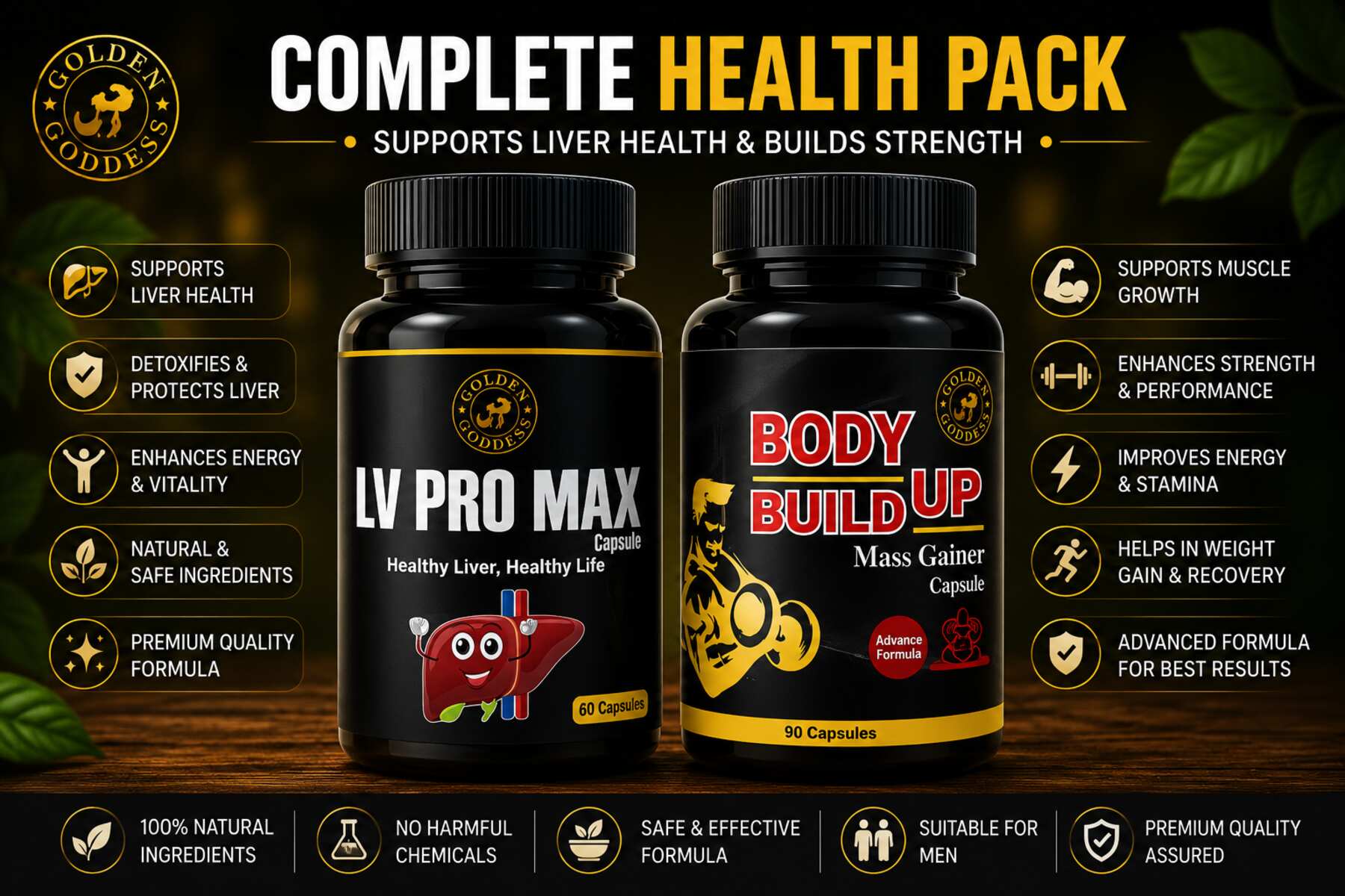Golden Goddess LV Pro Max Capsule